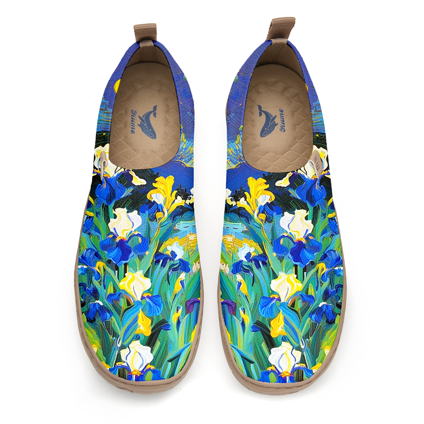 Blue Iris Blue Oil Paint Women's Shoes
