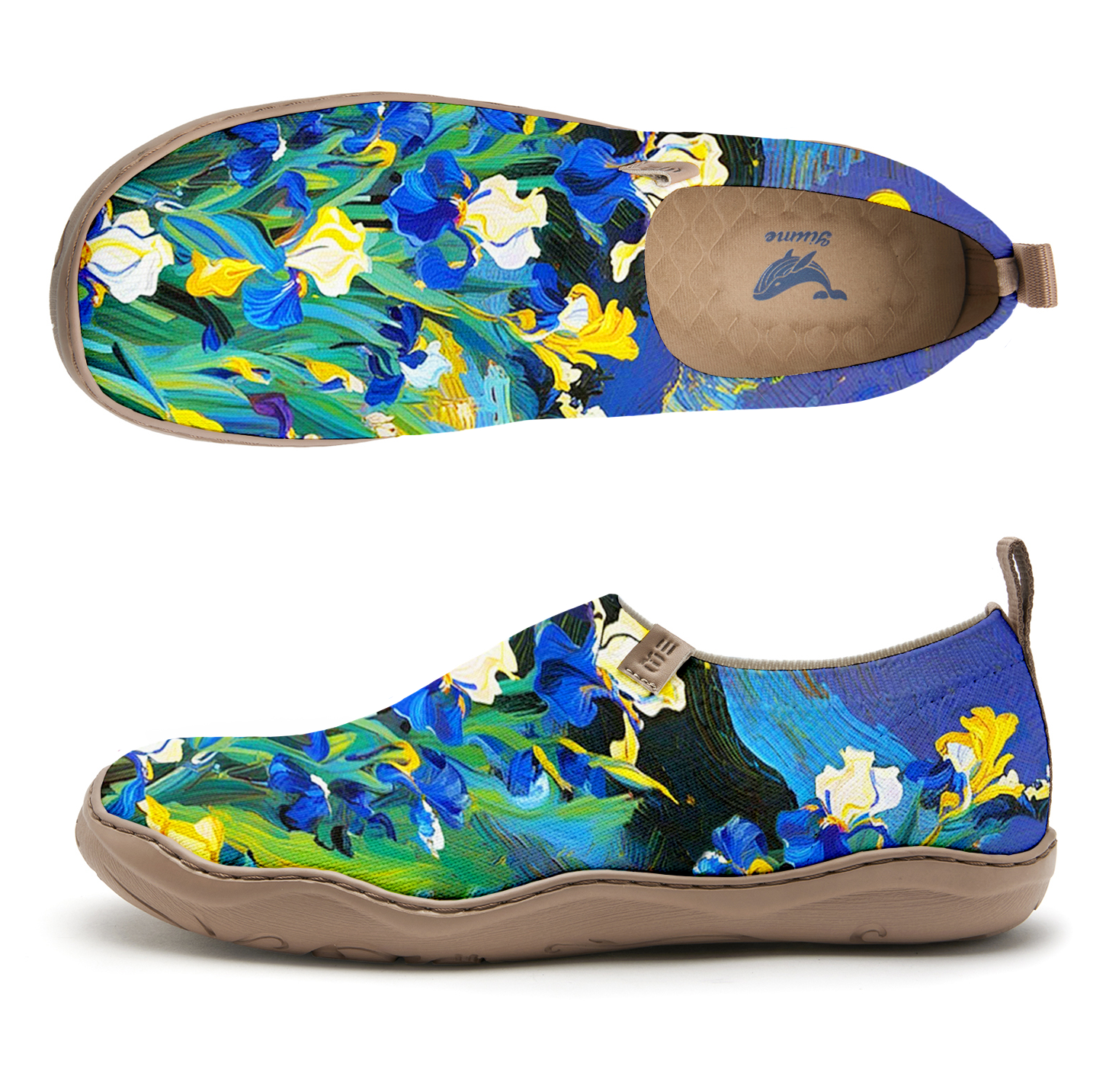Blue Iris Blue Oil Paint Women's Shoes
