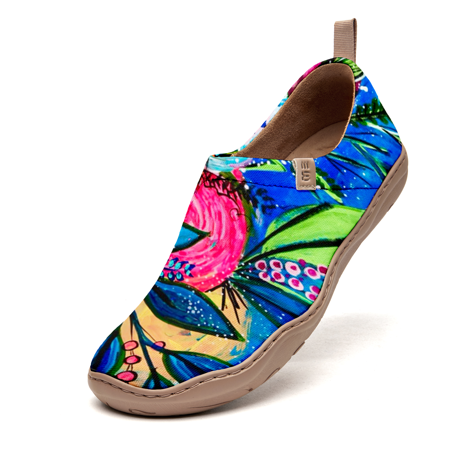 Abstract Colorful Floral Seascape Women's Shoes