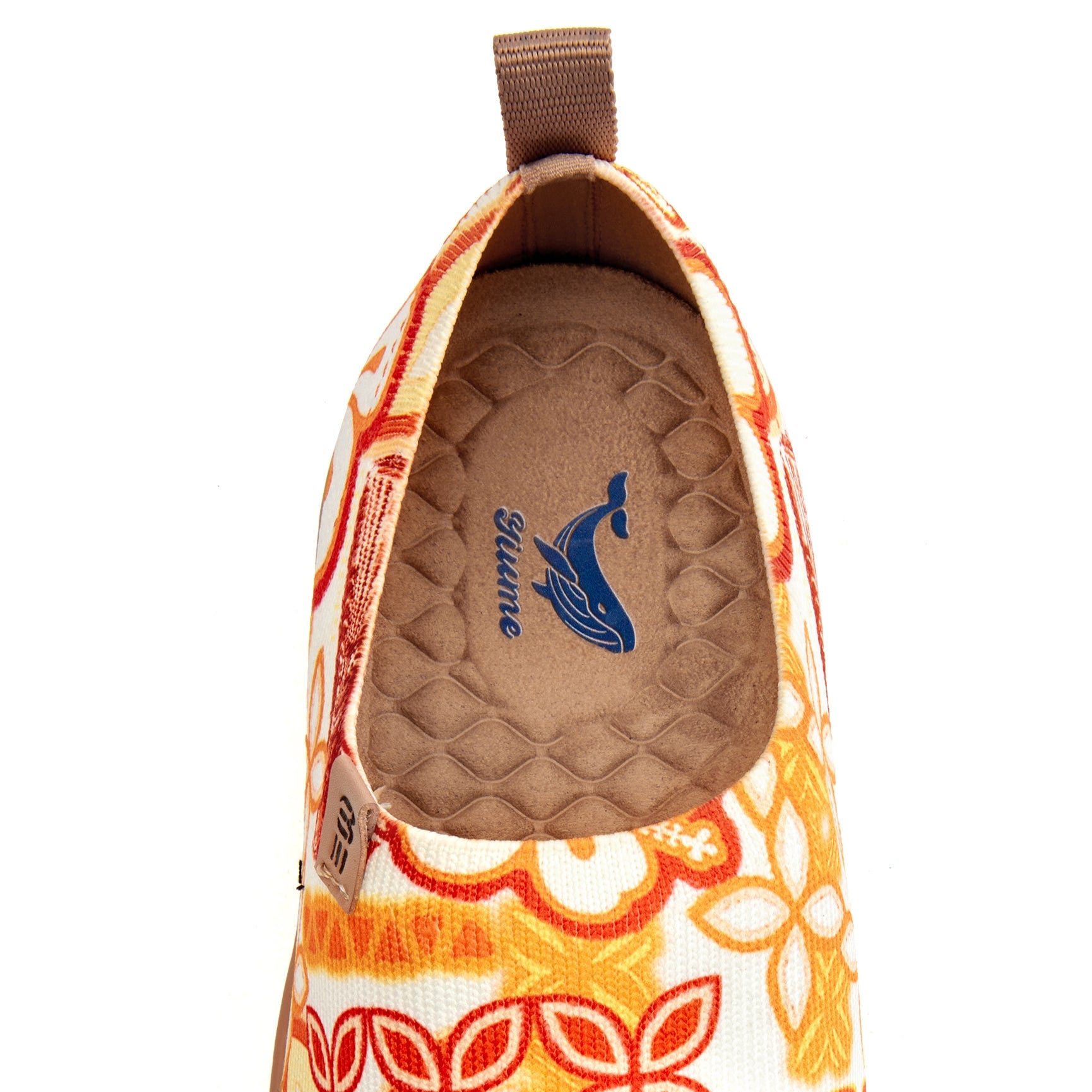 Tiki Print Women's Slip-On Shoes by TIKIROB, 100% Polyester Textured Yarn, Painted Canvas Sneakers