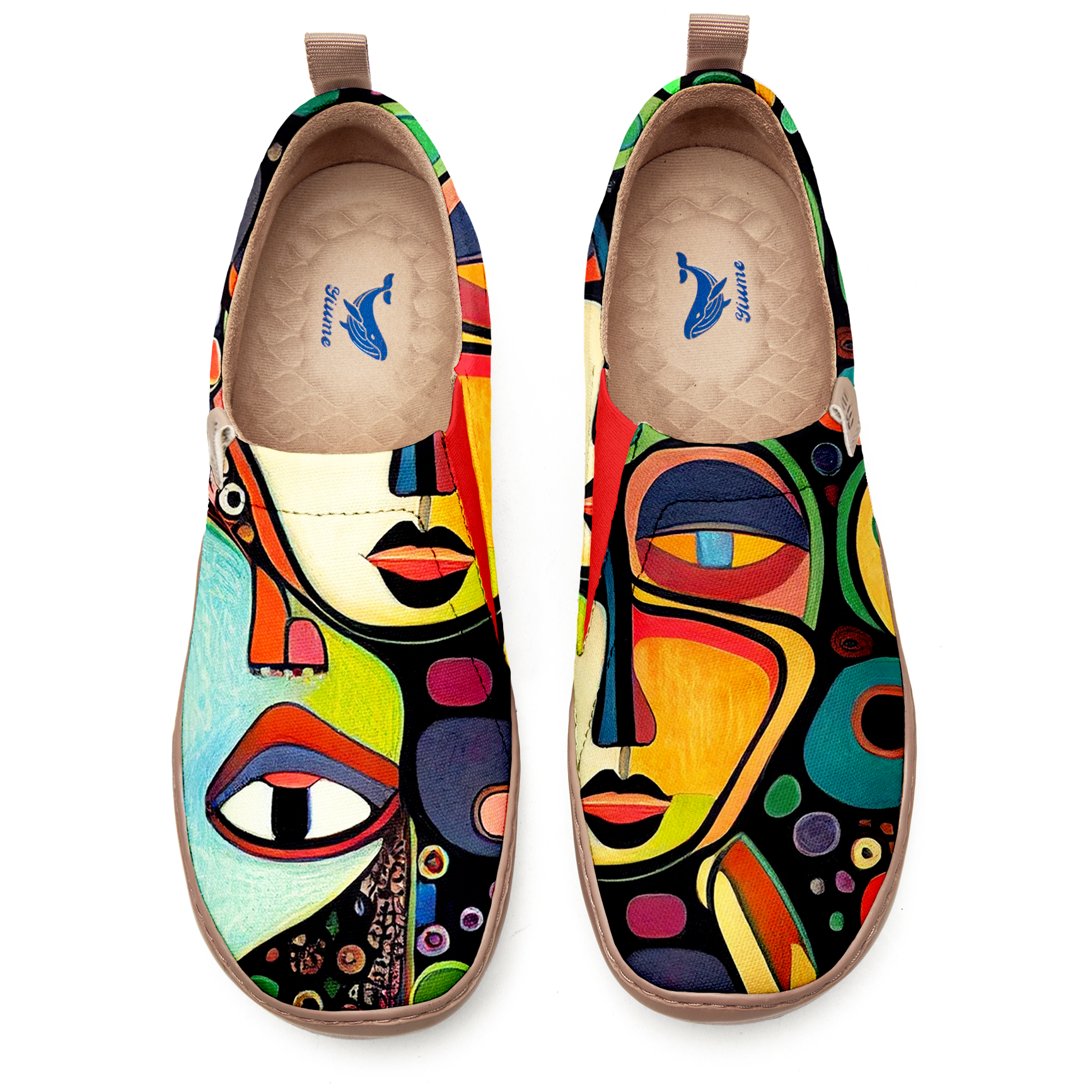 Women's Abstract Portrait Color Block